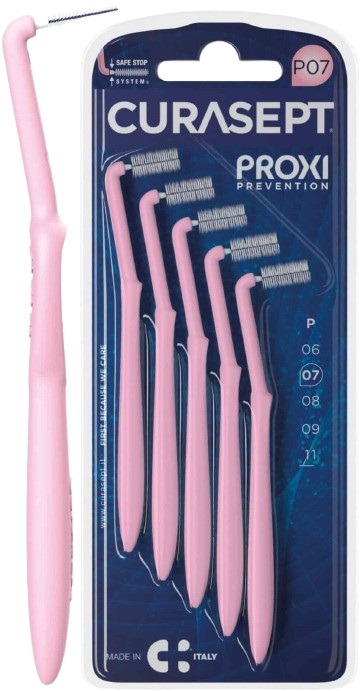 CURASEPT PROXI ANGLE P07 ROSA/PINK 5 PEZZI - FARMACIA33