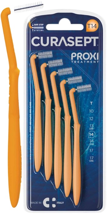 CURASEPT PROXI ANGLE P08 ARANTIO CHIARO/TANGERINO 5 PEZZI - FARMACIA33