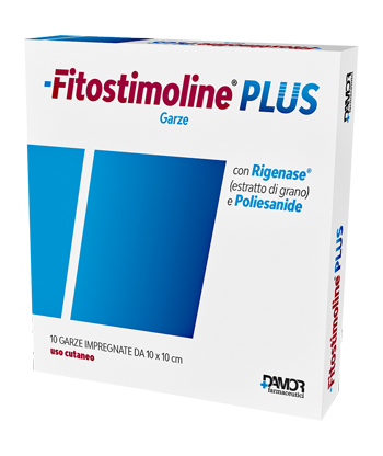 GARZA FITOSTIMOLINE PLUS 10 X 10 CM - FARMACIA33