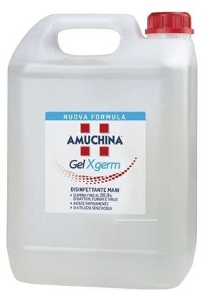 AMUCHINA GEL X-GERM DISINFETTANTE MANI 5 LITRI - FARMACIA33