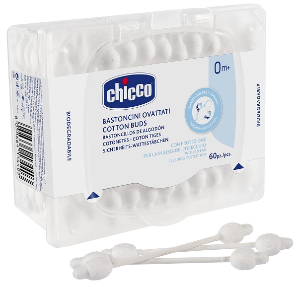 CHICCO BASTONCINI COTONATI 60 PEZZI - FARMACIA33