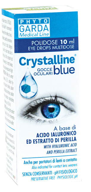 CRYSTALLINE BLUE GOCCE POLIDOSE 10 ML - FARMACIA33
