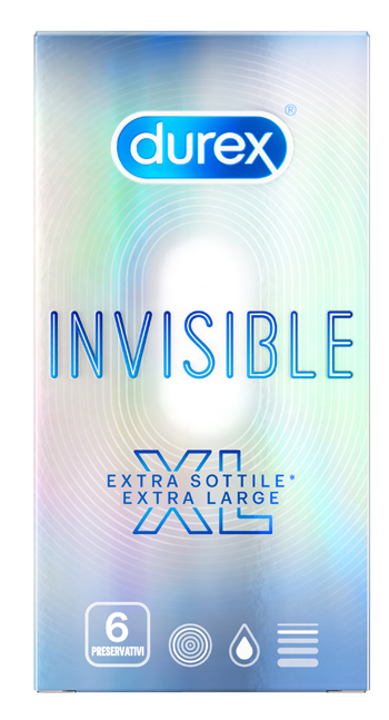 PROFILATTICO DUREX INVISIBLE XL 6 PEZZI - FARMACIA33