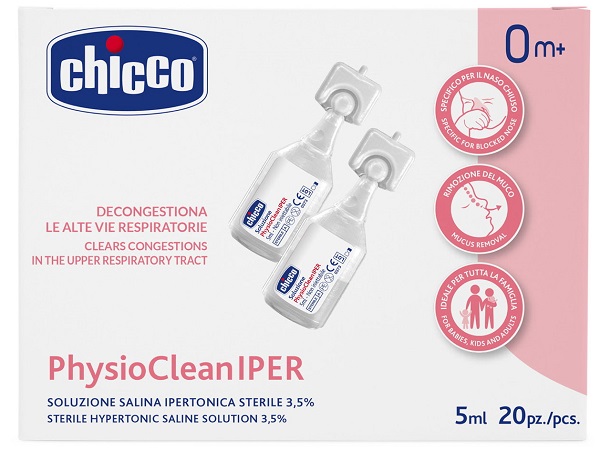 CHICCO SOLUZIONE HYPERTONIC 5 ML 20 PEZZI - FARMACIA33