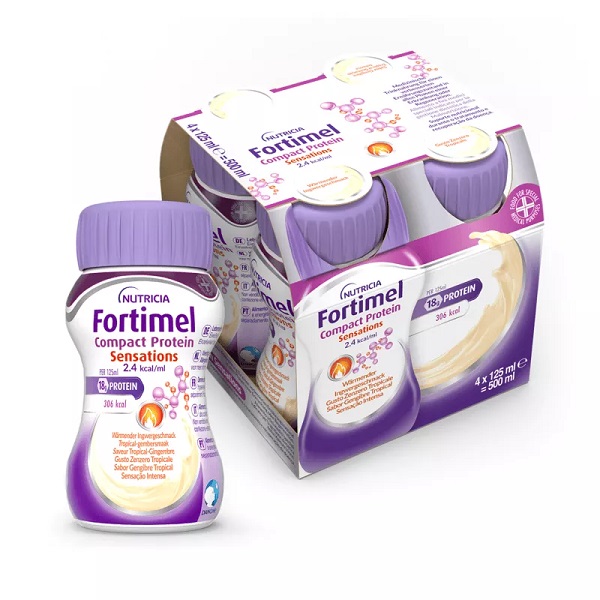 FORTIMEL COMPACT PROTEIN HOT TROPICAL GINGER 4 X 125 ML - FARMACIA33
