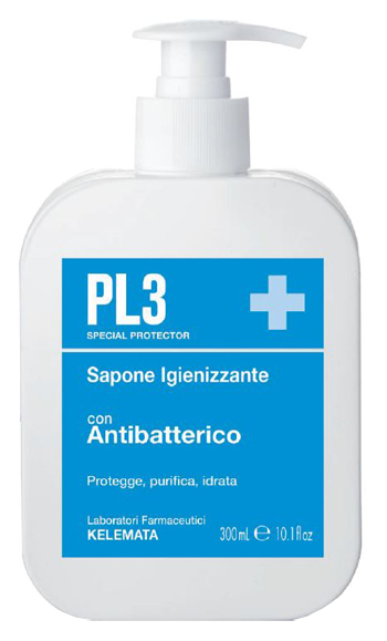 PL3 SAPONE IGIENIZZANTE CON ANTIBATTERICO 300 ML - FARMACIA33