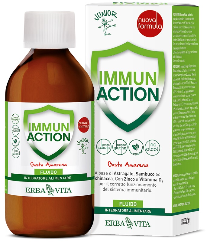 IMMUN ACTION FLUIDO JUNIOR 200 ML - FARMACIA33