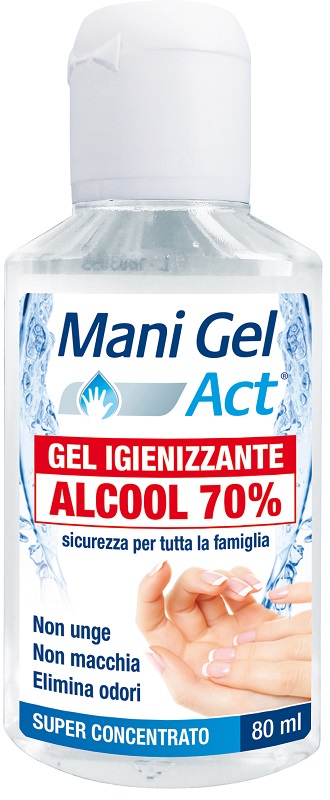 MANI GEL ACT GEL IGIENIZZANTE ALCOOL 70% 80 ML - FARMACIA33