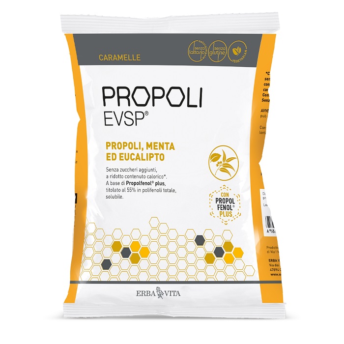PROPOLI EVSP CARAMELLE PROPOLI MENTA EUCALIPTO 65 G - FARMACIA33