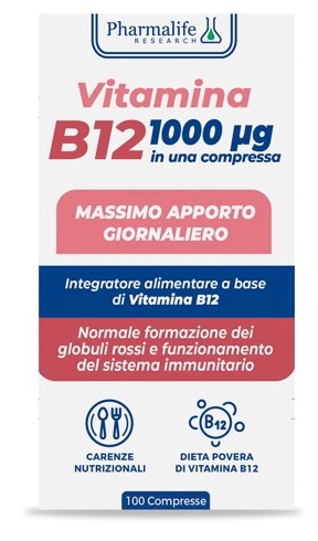 VITAMINA B12 100 COMPRESSE VITACURVEG - FARMACIA33
