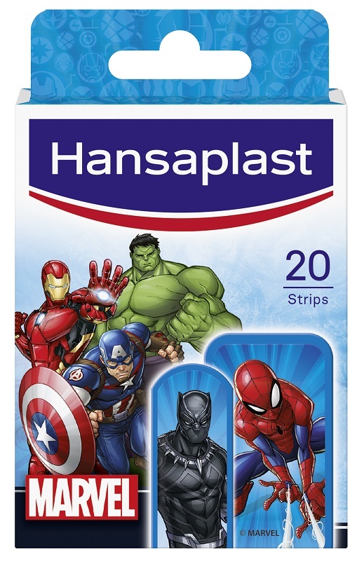 HANSAPLAST CEROTTO KIDS MARVEL 20 PEZZI - FARMACIA33