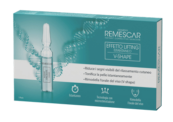 REMESCAR EFFETTO LIFTING ISTANTANEO V-SHAPE 5 FIALE X 2 ML - FARMACIA33