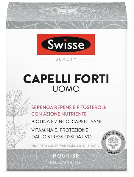 SWISSE CAPELLI FORTI UOMO 30 COMPRESSE - FARMACIA33