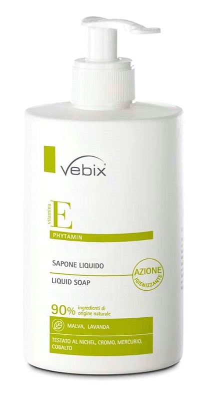 VEBIX PHYTAMIN SAPONE MANI AZIONE IGIENIZZANTE 500 ML - FARMACIA33