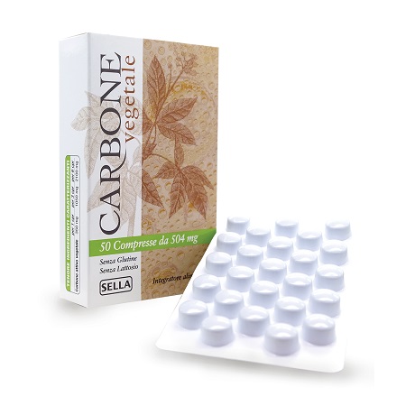 CARBONE VEGETALE 50 COMPRESSE - FARMACIA33
