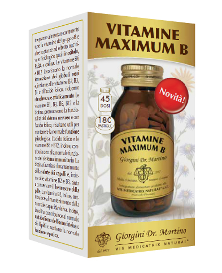 VITAMINE MAXIMUM B 180 PASTIGLIE - FARMACIA33