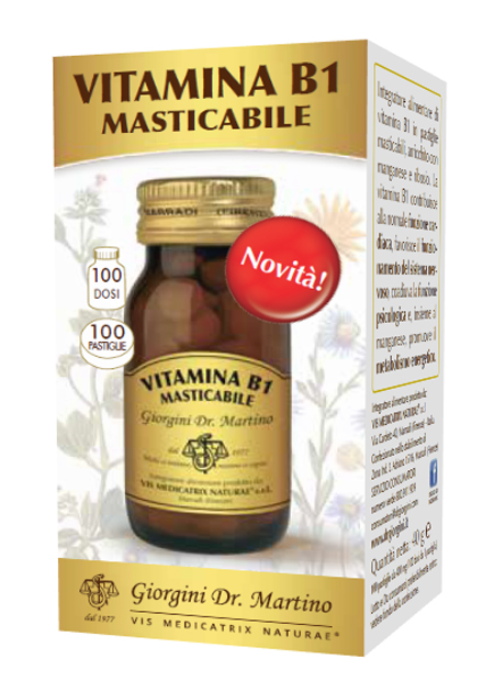 VITAMINA B1 MASTICABILE 100 PASTIGLIE - FARMACIA33