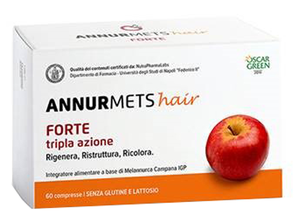 ANNURMETS HAIR FORTE TRIPLA AZIONE 60 COMPRESSE - FARMACIA33