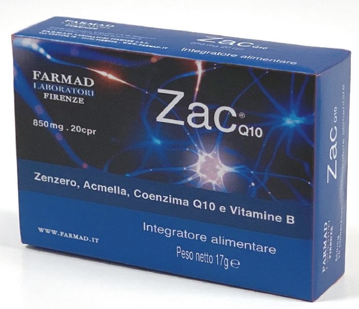 ZAC Q10 20 COMPRESSE - FARMACIA33