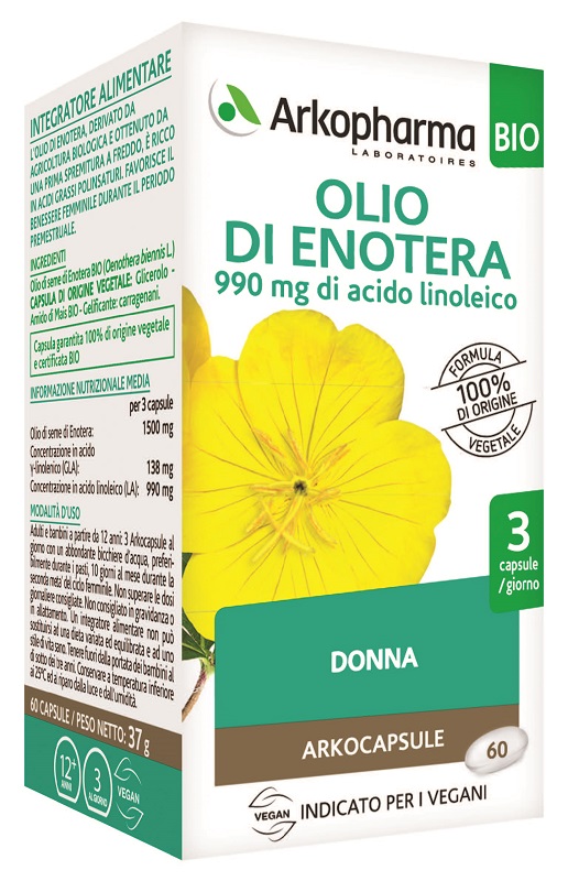 ARKOCPS OLIO ENOTERA BIO 60 CAPSULE - FARMACIA33