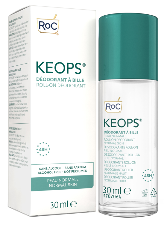 ROC KEOPS DEODORANTE ROLL-ON 48H 30 ML - FARMACIA33