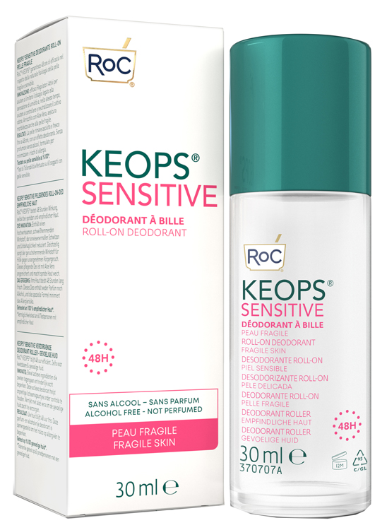 ROC KEOPS DEODORANTE ROLL-ON 48H SENSITIVE 30 ML - FARMACIA33