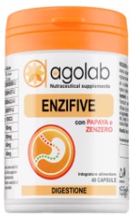 ENZIFIVE 40 CAPSULE - ENZIMI DIGESTIVI CON PAPAYA E ZENZERO - FARMACIA33