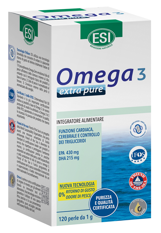 ESI OMEGA 3 EXTRA PURE 120 PERLE - FARMACIA33