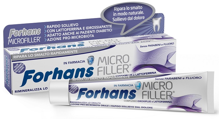FORHANS DENTIFRICIO MICROFILLER PROTEZIONE SMALTO 75 ML - FARMACIA33