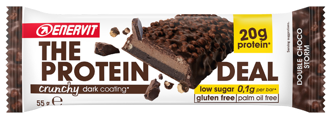 ENERVIT PROTEIN DEAL DOUBLE CHOCO STORM 55 G - FARMACIA33