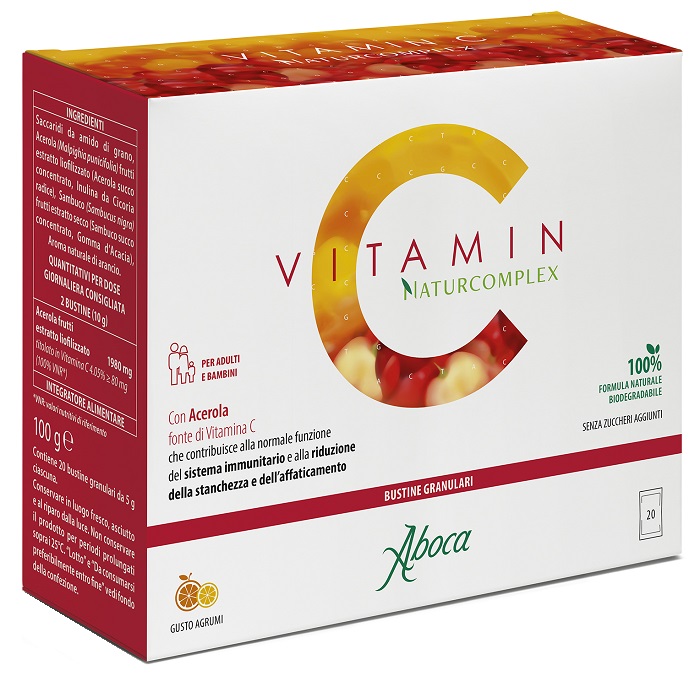 VITAMIN C NATURCOMPLEX 20 BUSTINE - FARMACIA33