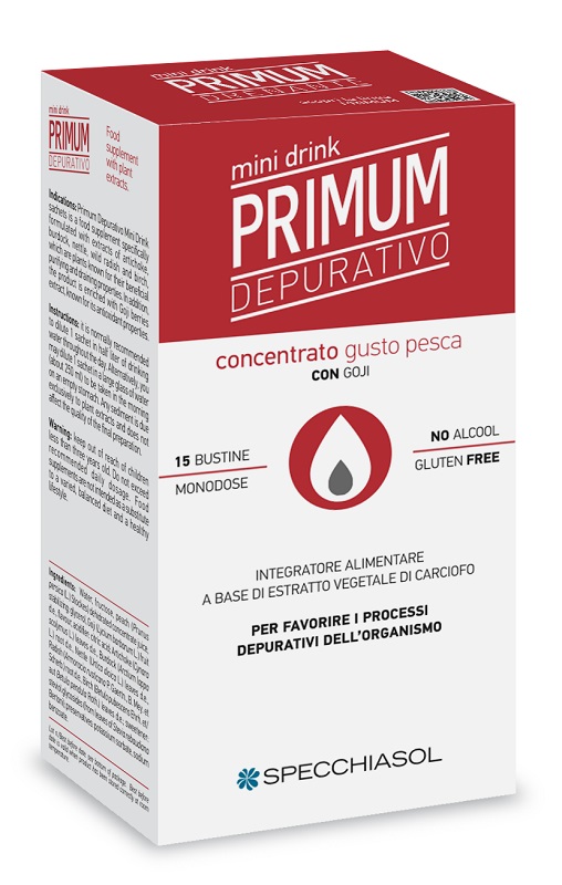 PRIMUM DEPURATIVO MINIDRINK PESCA 15 STICK DA 10 ML - FARMACIA33