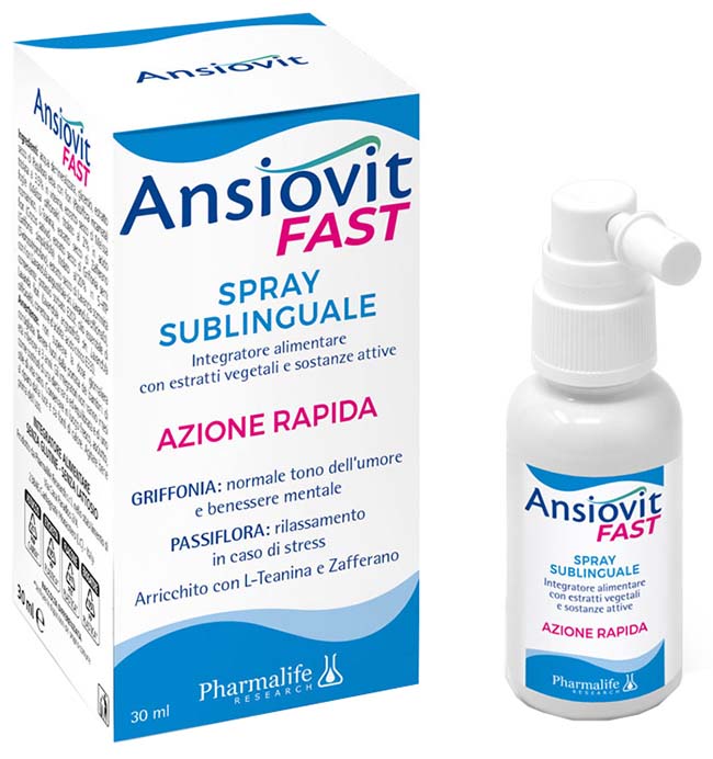 ANSIOVIT FAST SPRAY SUBLINGUALE 30 ML - FARMACIA33