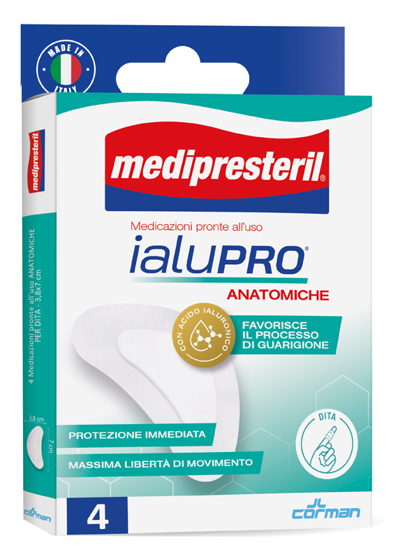 MEDIPRESTERIL IALUPRO DITA 3,8X7 CM 4 PEZZI - FARMACIA33