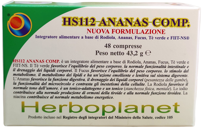 HS112 ANANAS COMP 48 COMPRESSE - FARMACIA33