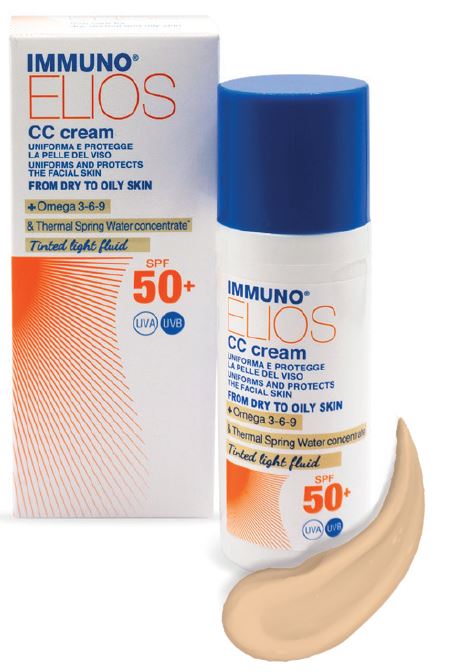 IMMUNO ELIOS CC CREAM SPF50+ TINTED LIGHT 40 ML - FARMACIA33