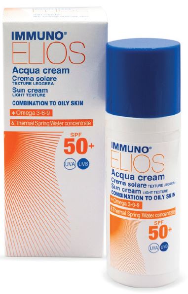 IMMUNO ELIOS ACQUA CREAM SPF50+ OILY SKIN 40 ML - FARMACIA33