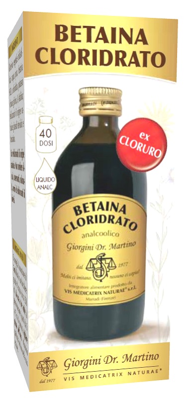 BETAINA CLORIDRATO LIQUIDO ANALCOLICO 200 ML - FARMACIA33