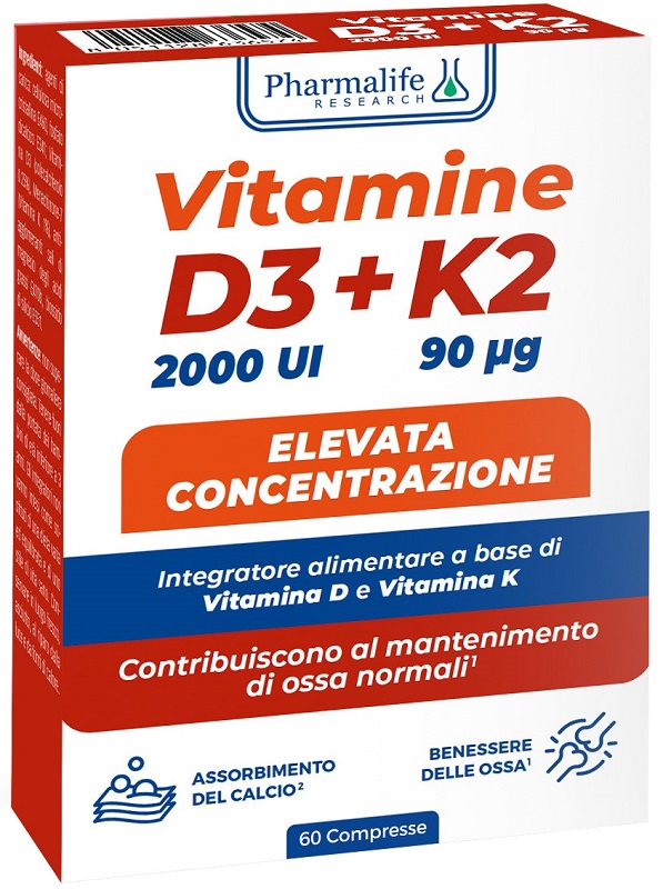 VITAMINE D3+K2 60 COMPRESSE - FARMACIA33