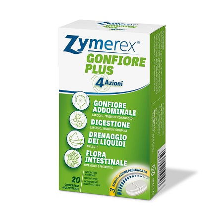 ZYMEREX GONFIORE PLUS 20 COMPRESSE - FARMACIA33