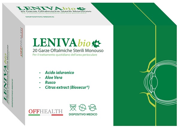 GARZE OFTALMICHE LENIVA BIO 20 PEZZI - FARMACIA33