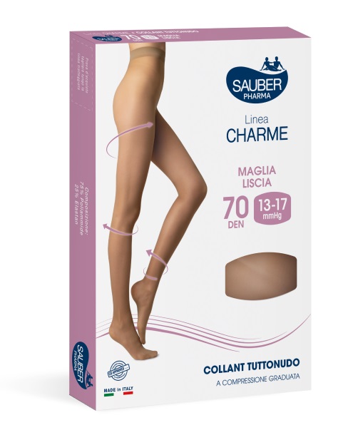 SAUBER CHARME COLLANT 70 DENARI TUTTONUDO ML NERO 1 - FARMACIA33