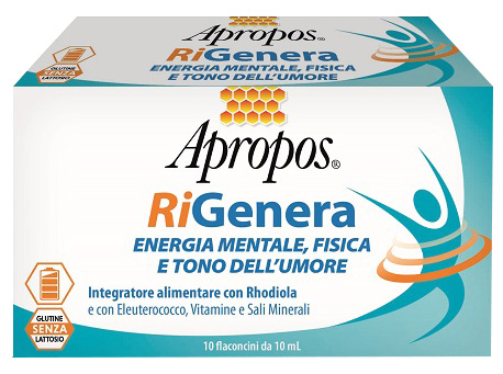 APROPOS RIGENERA ENERGIA FISICA E MENTALE 10 FLACONCINI 10 ML - FARMACIA33
