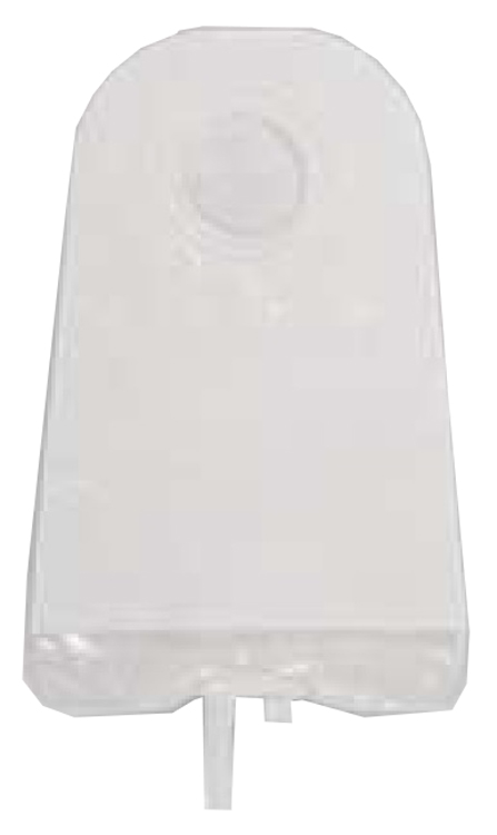SACCA UROSTOMIA NATURA CON CHIUSURA FOLD-UP TAP TRASPARENTE 45MM - FARMACIA33