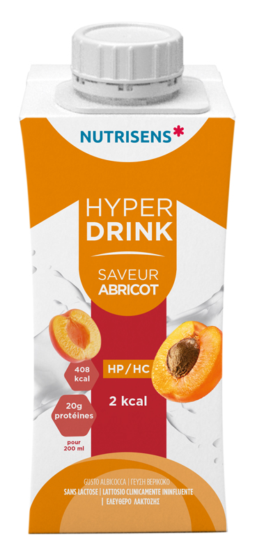 HYPERDRINK 2KCAL ALBICOCCA 4X200 ML - FARMACIA33