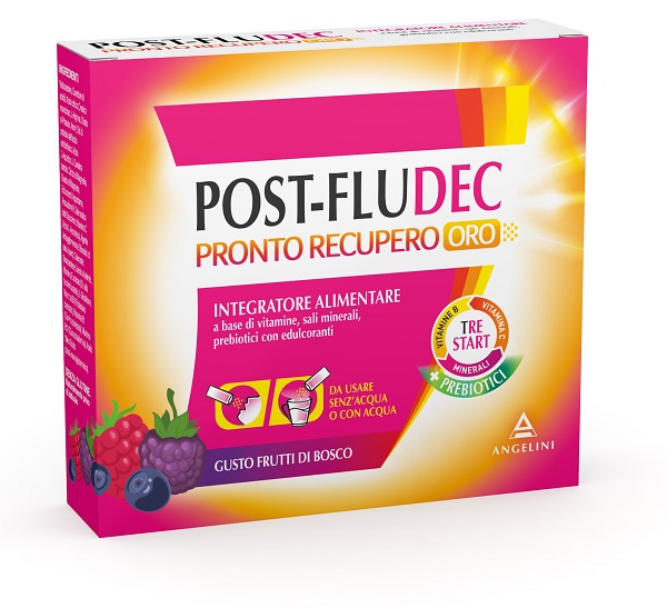 POSTFLUDEC FRUTTI DI BOSCO PSO 12 BUSTINE - FARMACIA33