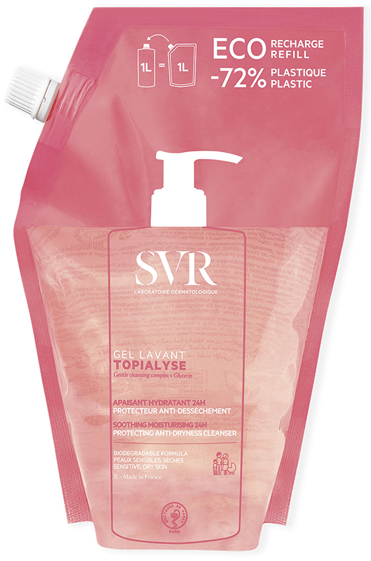 TOPIALYSE GEL LAVANT REFILL 1 L - FARMACIA33