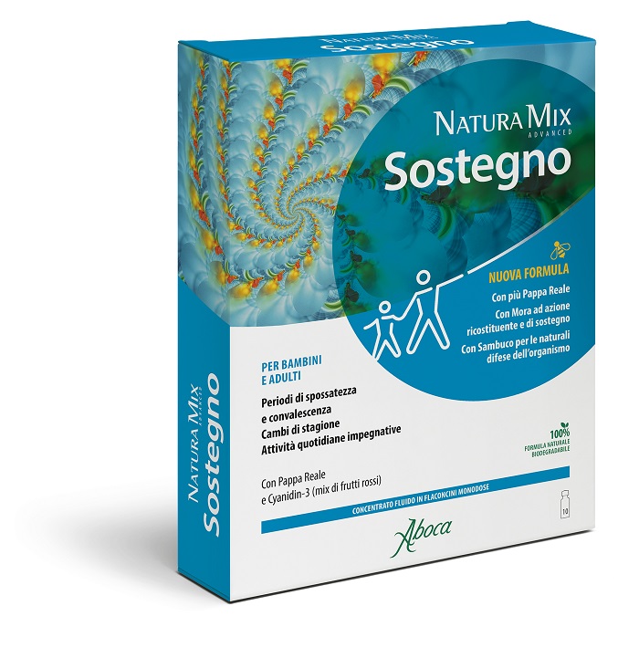 NATURA MIX ADVANCED SOSTEGNO 10 FLACONCINI DA 15 ML - FARMACIA33