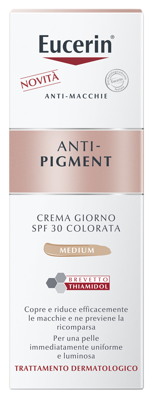EUCERIN ANTI-PIGMENT GIORNO SPF30 COLORATO MEDIUM 50 ML - FARMACIA33