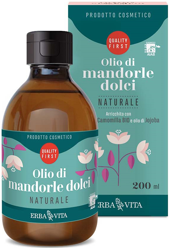 OLIO DI MANDORLE DOLCI NATURALE 200 ML - FARMACIA33